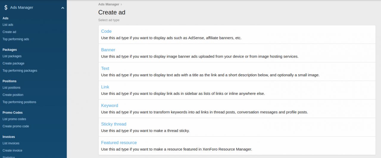 Resource 'Ads Manager 2 by Siropu'