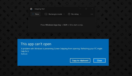Khắc phục lỗi chụp ảnh màn hình trên Windows 11