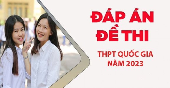 Công bố đáp án chính thức môn thi trắc nghiệm tốt nghiệp THPT 2023