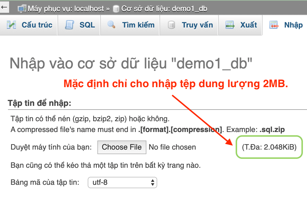 Dung-luong-mac-dinh-chi-2MB-phpMyAdmin-CyberPanel.png