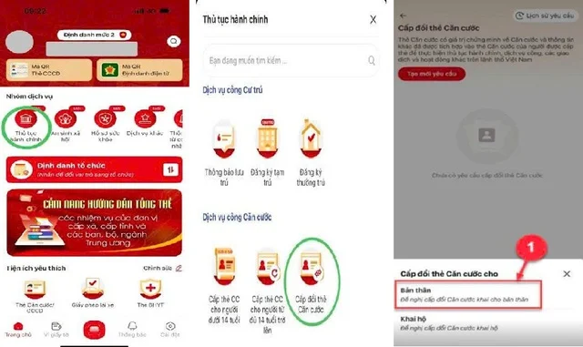 Hướng dẫn cấp lại cấp đổi thẻ Căn cước qua VNeID-1.webp