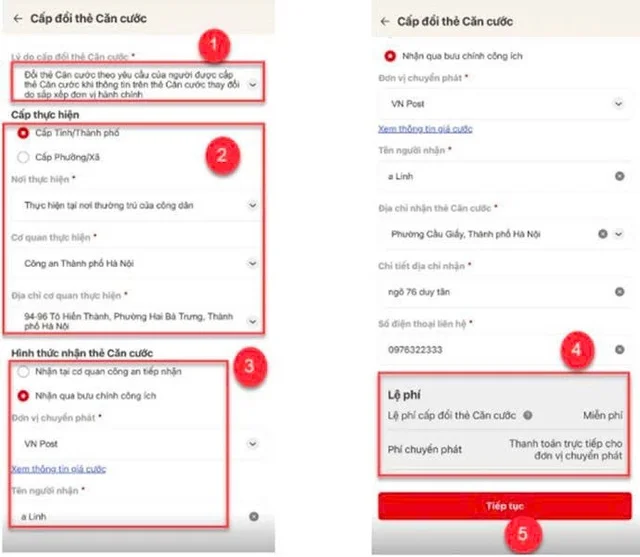 Hướng dẫn cấp lại cấp đổi thẻ Căn cước qua VNeID-3.webp