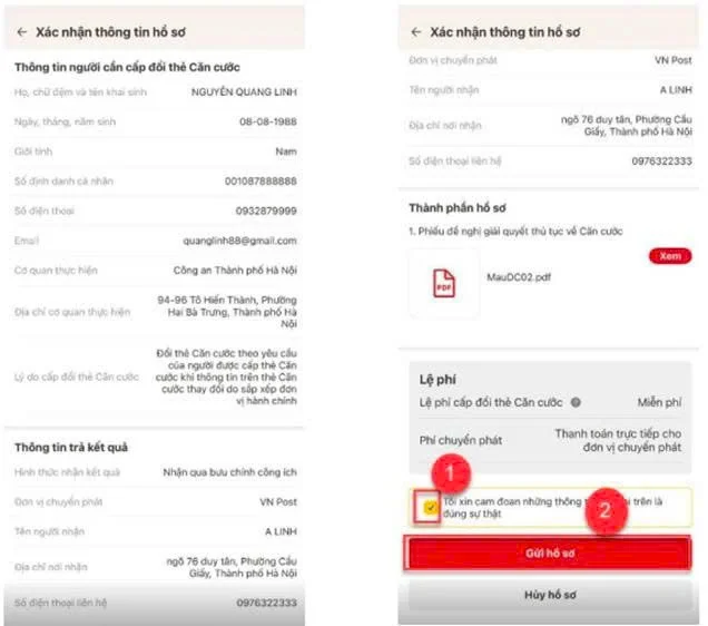 Hướng dẫn cấp lại cấp đổi thẻ Căn cước qua VNeID-4.webp